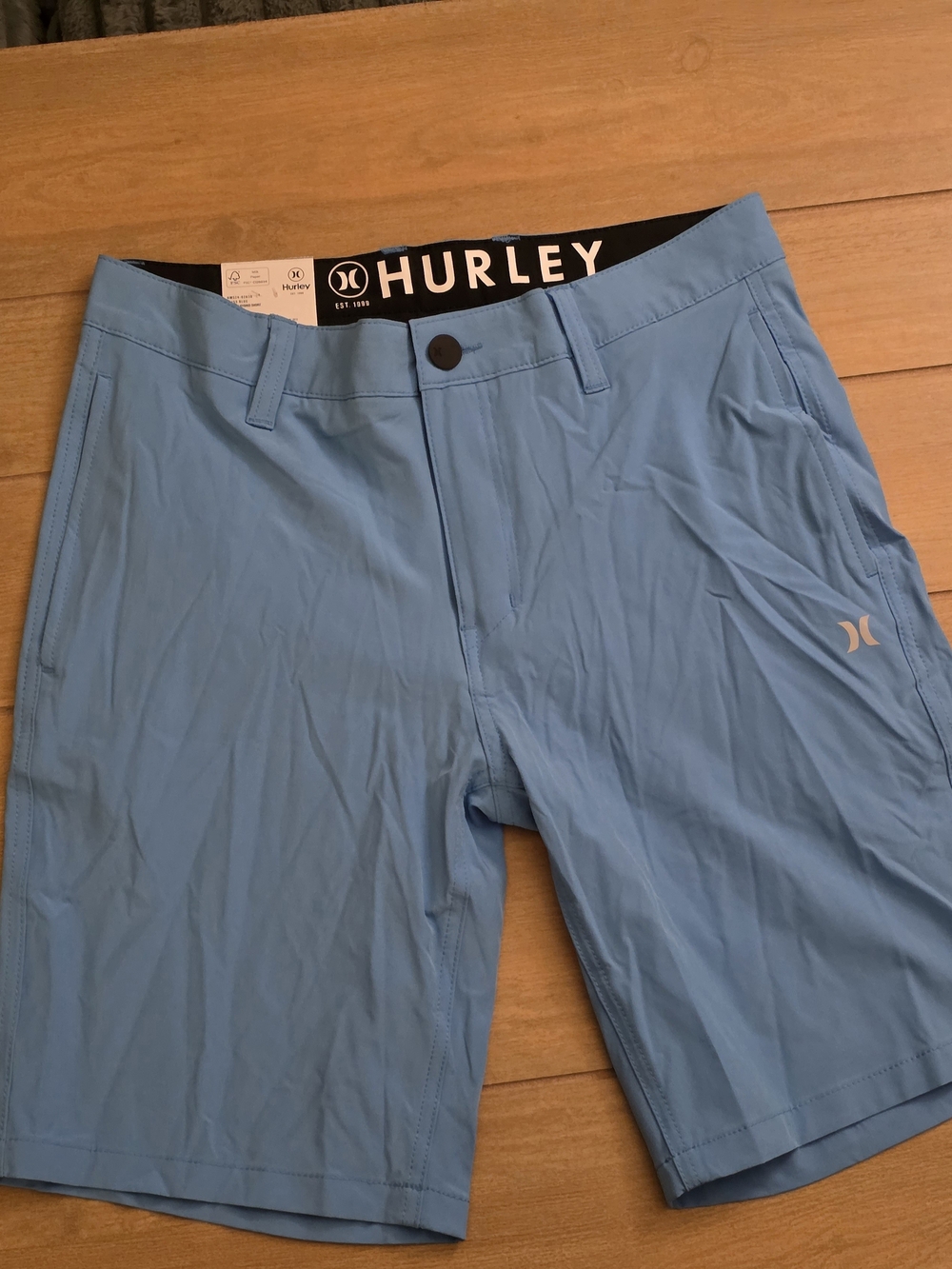 Hurley Menβs Light Blue Hybrid Shorts